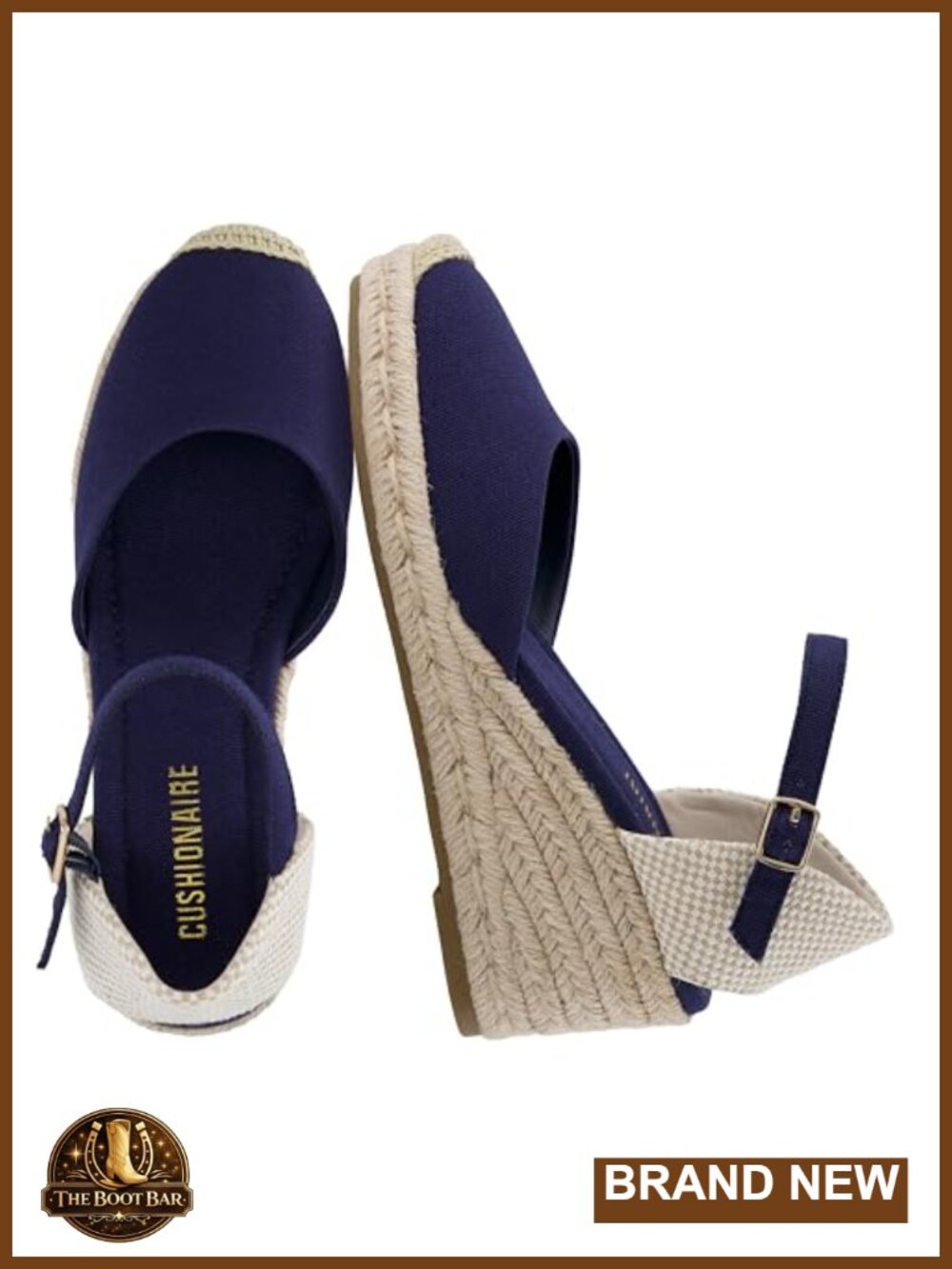 Closed Toe Wedge Sandals for Women, Platform Espadrilles Heels w/ Adjustable